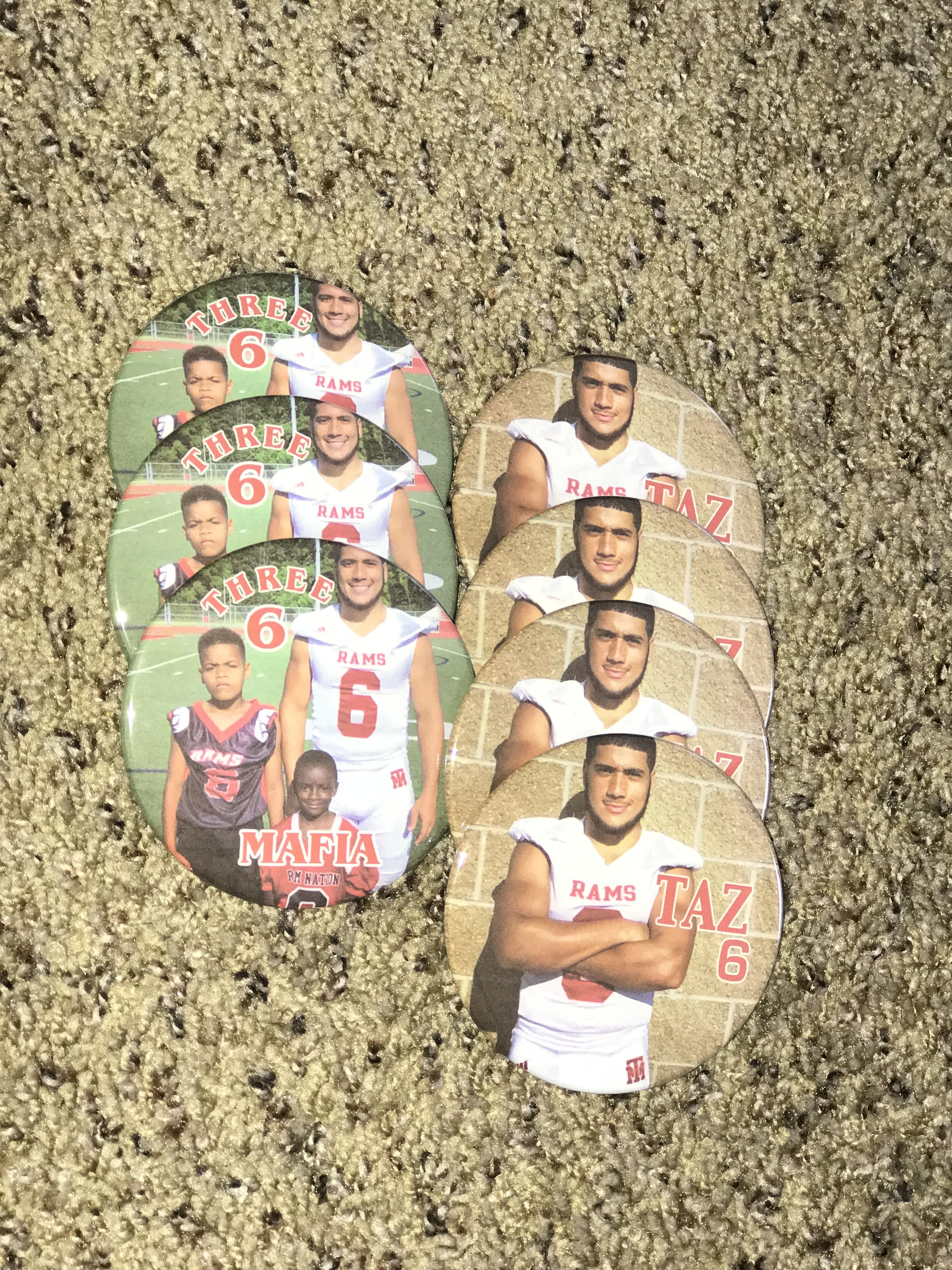 football buttons