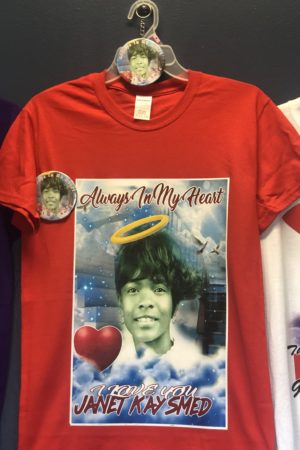 Custom T-shirt With Keychain & Button